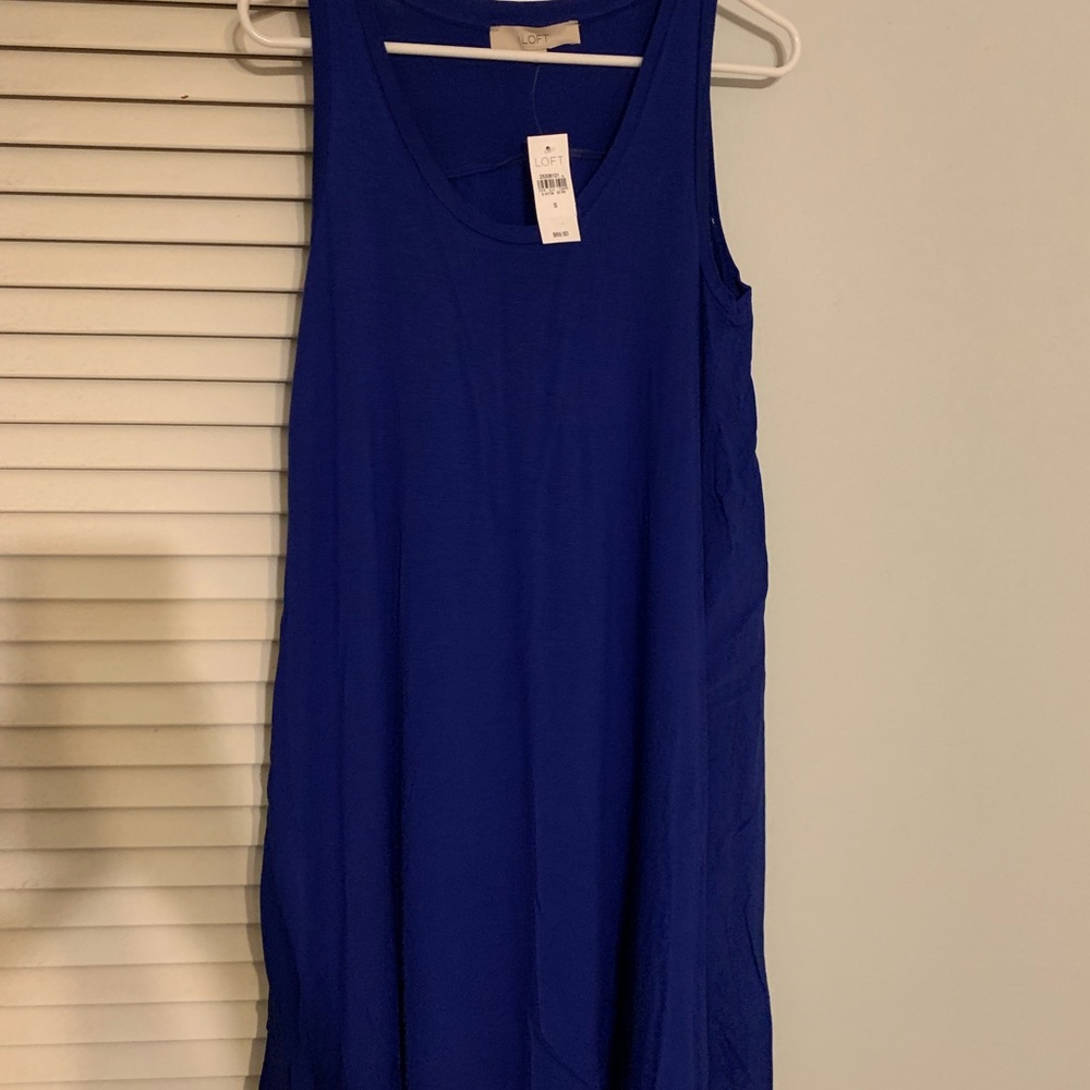 Ann Taylor loft royal blue dress